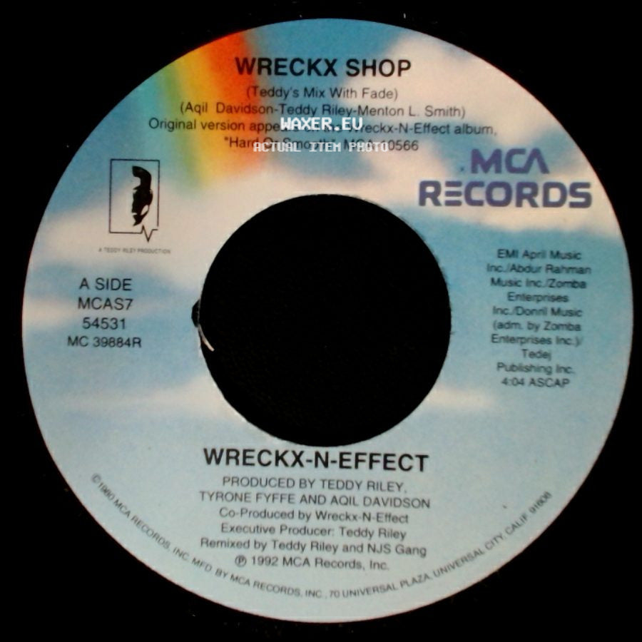 Wreckx-N-Effect - Wreckx Shop (Teddy's Mix With Fade) / Wreckx Shop (Album Version) side A