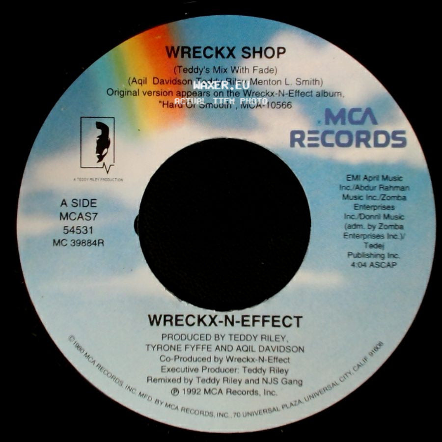 Wreckx-N-Effect - Wreckx Shop (Teddy's Mix With Fade) / Wreckx Shop (Album Version) side A