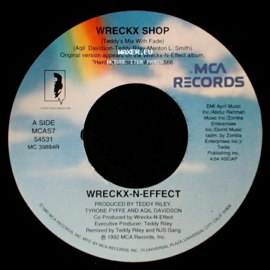 Wreckx-N-Effect - Wreckx Shop (Teddy's Mix With Fade) / Wreckx Shop (Album Version) side A