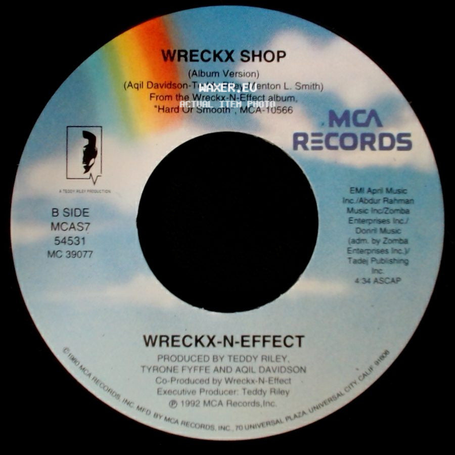 Wreckx-N-Effect - Wreckx Shop (Teddy's Mix With Fade) / Wreckx Shop (Album Version) side B