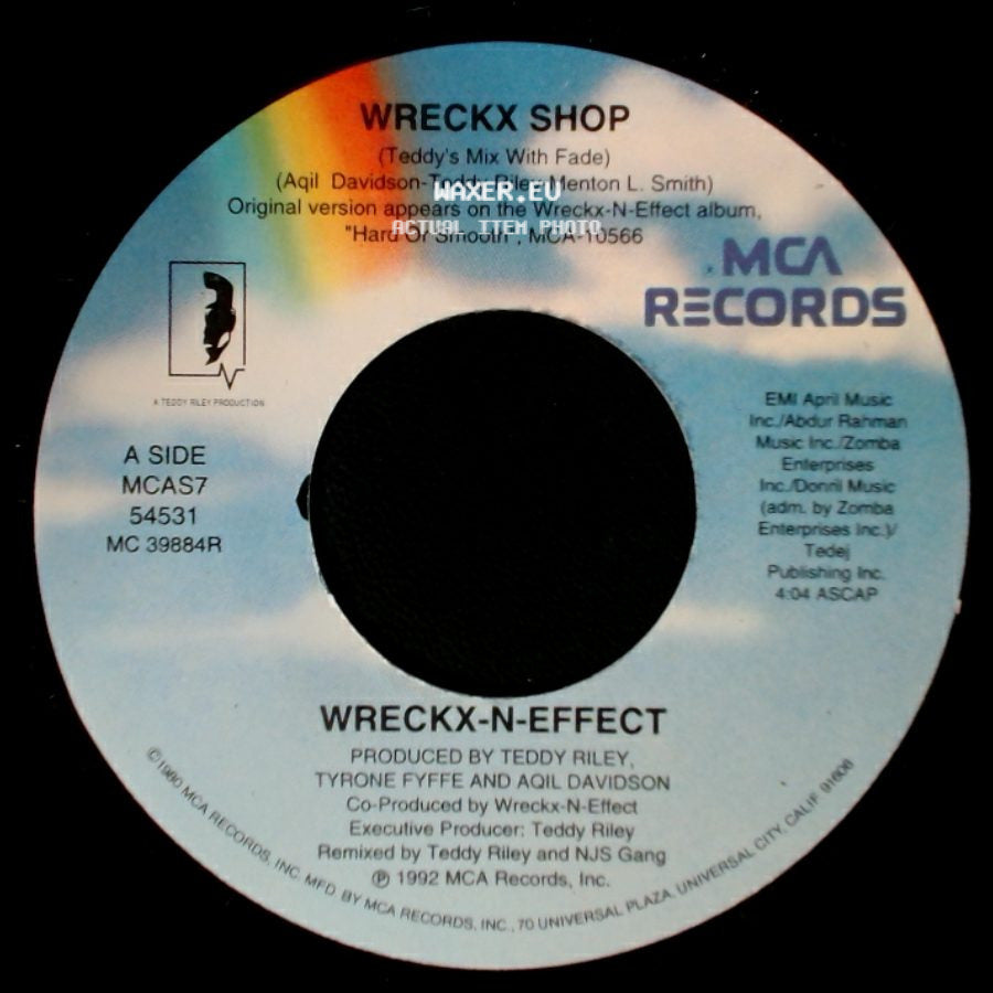Wreckx-N-Effect - Wreckx Shop (Teddy's Mix With Fade) / Wreckx Shop (Album Version) side A