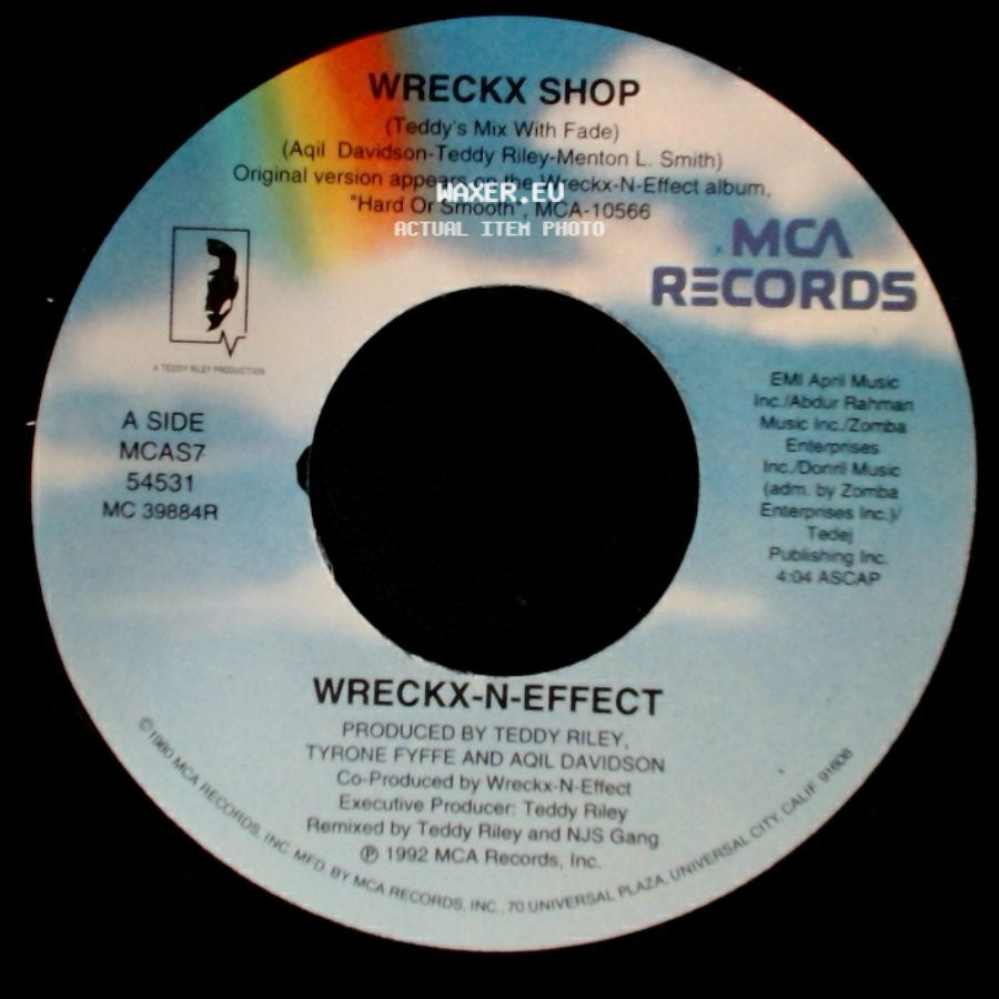 Wreckx-N-Effect - Wreckx Shop (Teddy's Mix With Fade) / Wreckx Shop (Album Version) side A