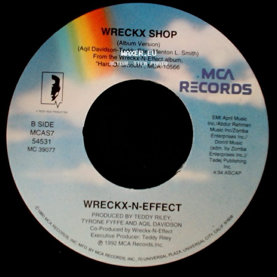 Wreckx-N-Effect - Wreckx Shop (Teddy's Mix With Fade) / Wreckx Shop (Album Version) side B