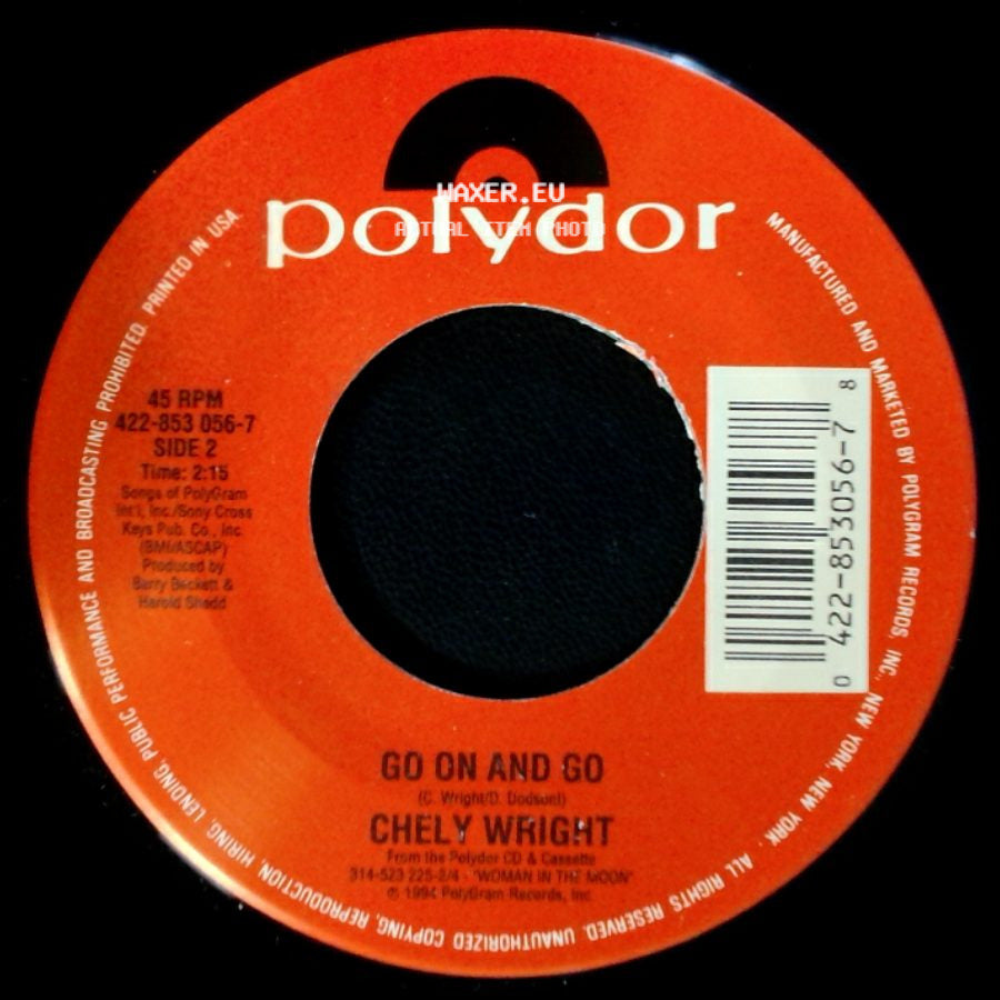 Chely Wright - He's A Good Ole Boy / Go On And Go side B