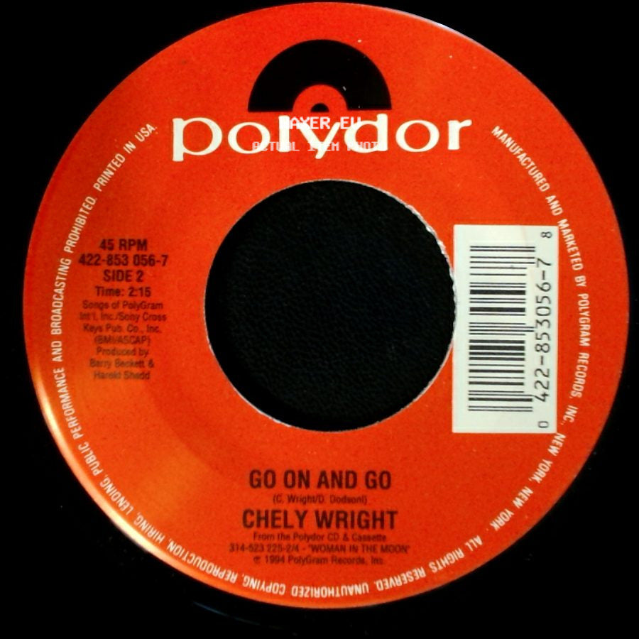 Chely Wright - He's A Good Ole Boy / Go On And Go side B