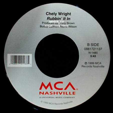Chely Wright - It Was / Rubbin' It In side B