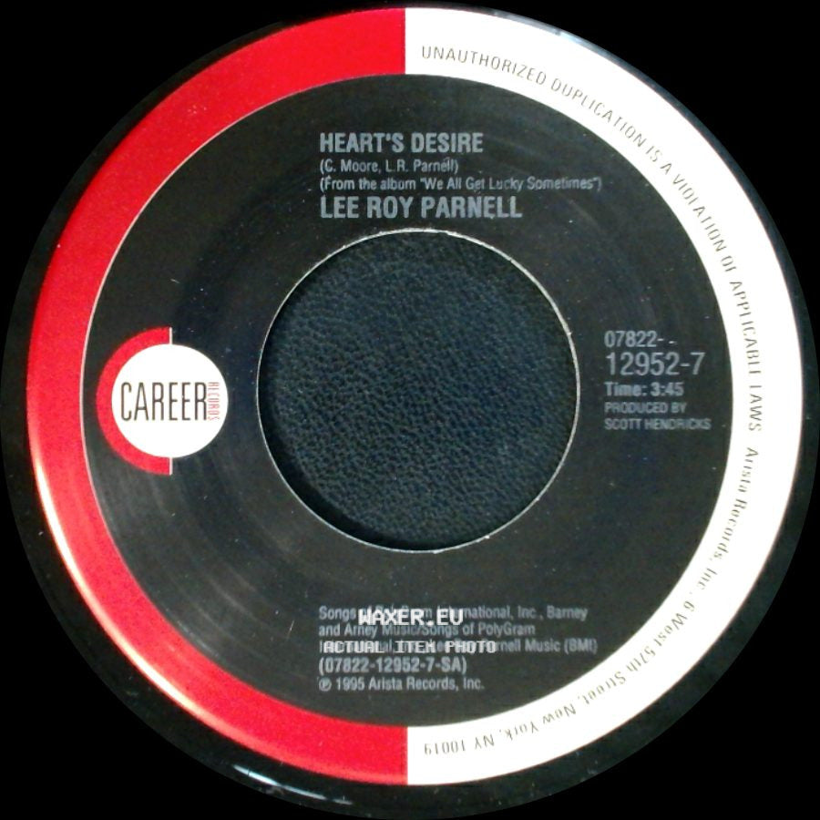 Lee Roy Parnell - Heart's Desire / Knock Yourself Out side A