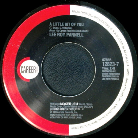 Lee Roy Parnell - Givin' Water To A Drowning Man / A Little Bit Of You side B