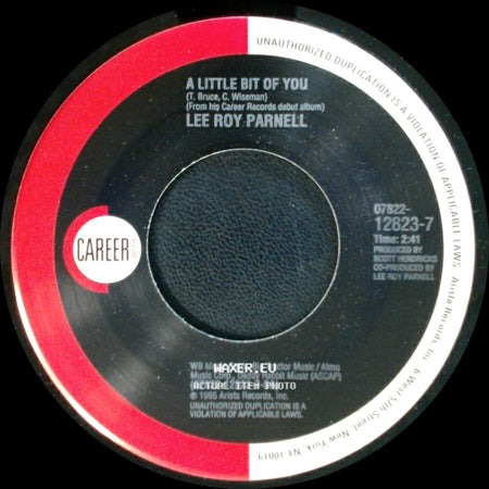 Lee Roy Parnell - A Little Bit Of You / Givin' Water To A Drowning Man side A