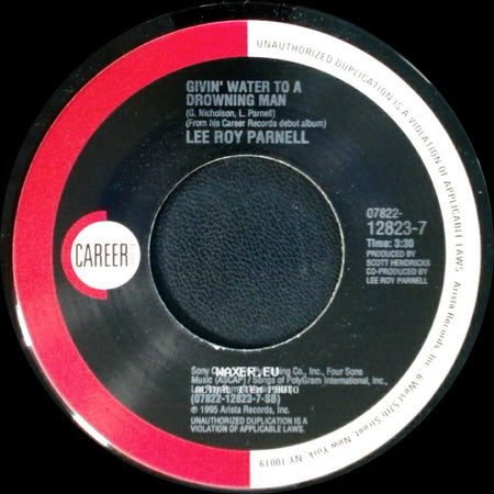 Lee Roy Parnell - A Little Bit Of You / Givin' Water To A Drowning Man side B