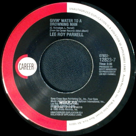 Lee Roy Parnell - A Little Bit Of You / Givin' Water To A Drowning Man side B