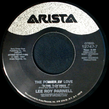 Lee Roy Parnell - Straight And Narrow / The Power Of Love side B