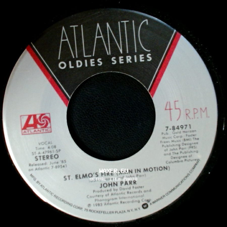 John Parr - Naughty Naughty / St. Elmo's Fire (Man In Motion) side B