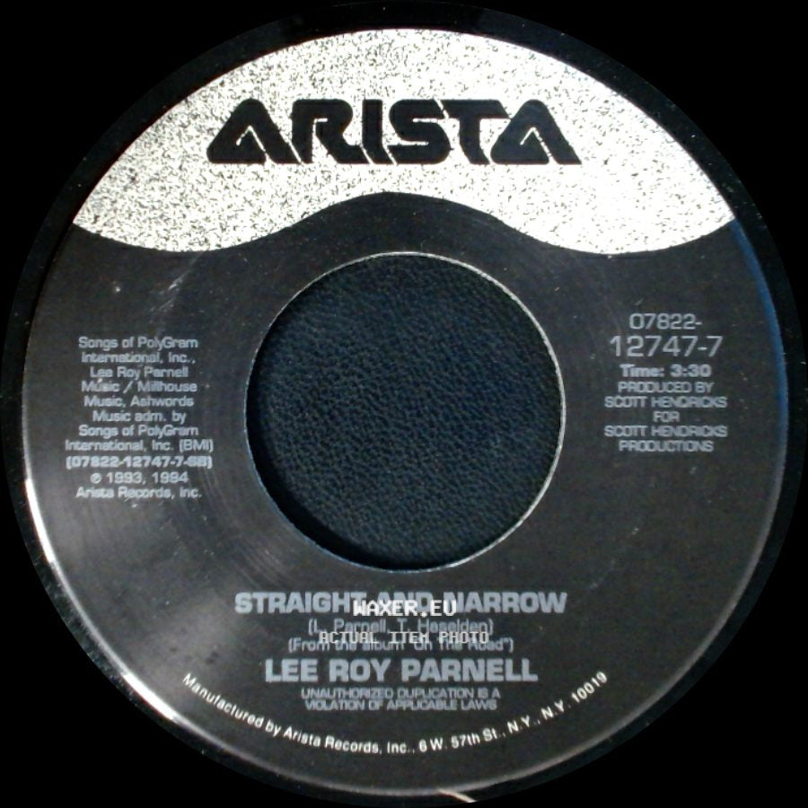 Lee Roy Parnell - The Power Of Love / Straight And Narrow side B