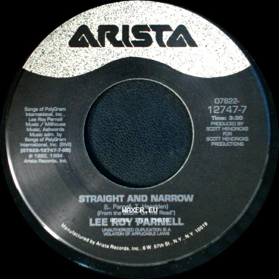 Lee Roy Parnell - The Power Of Love / Straight And Narrow side B