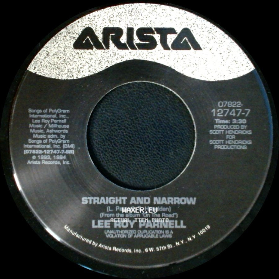 Lee Roy Parnell - The Power Of Love / Straight And Narrow side B