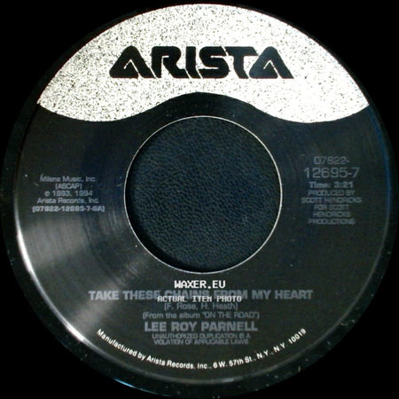 Lee Roy Parnell - Straight Shooter / Take These Chains From My Heart side B