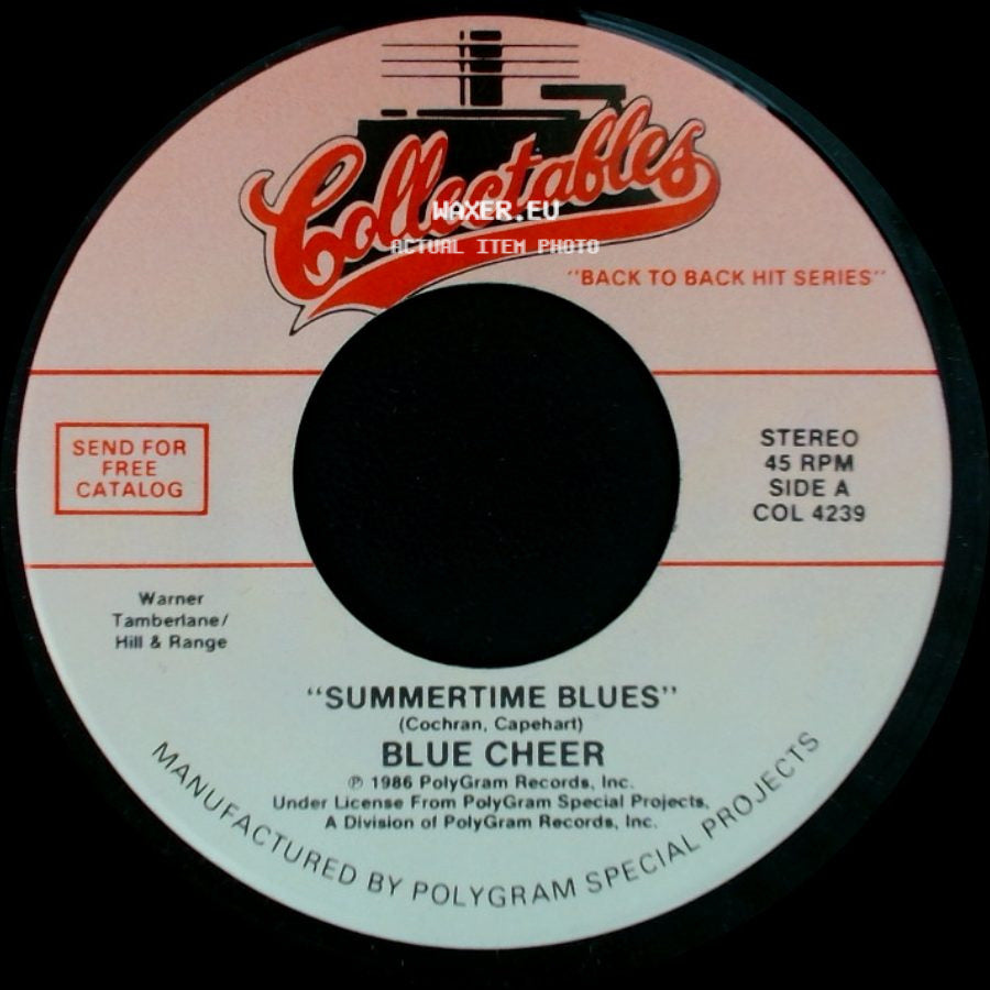 Blue Cheer / Five Man Electrical Band - Summertime Blues / Signs side A