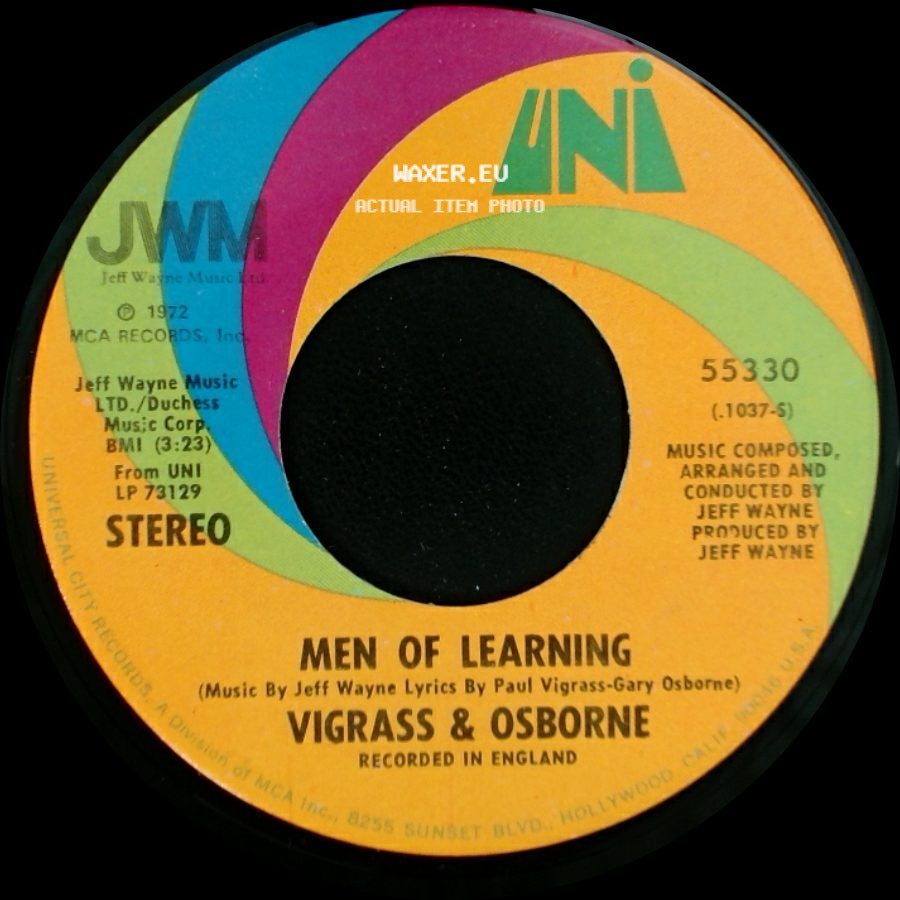 Vigrass & Osborne - Forever Autumn / Men Of Learning side B