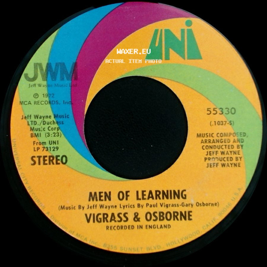Vigrass & Osborne - Forever Autumn / Men Of Learning side B