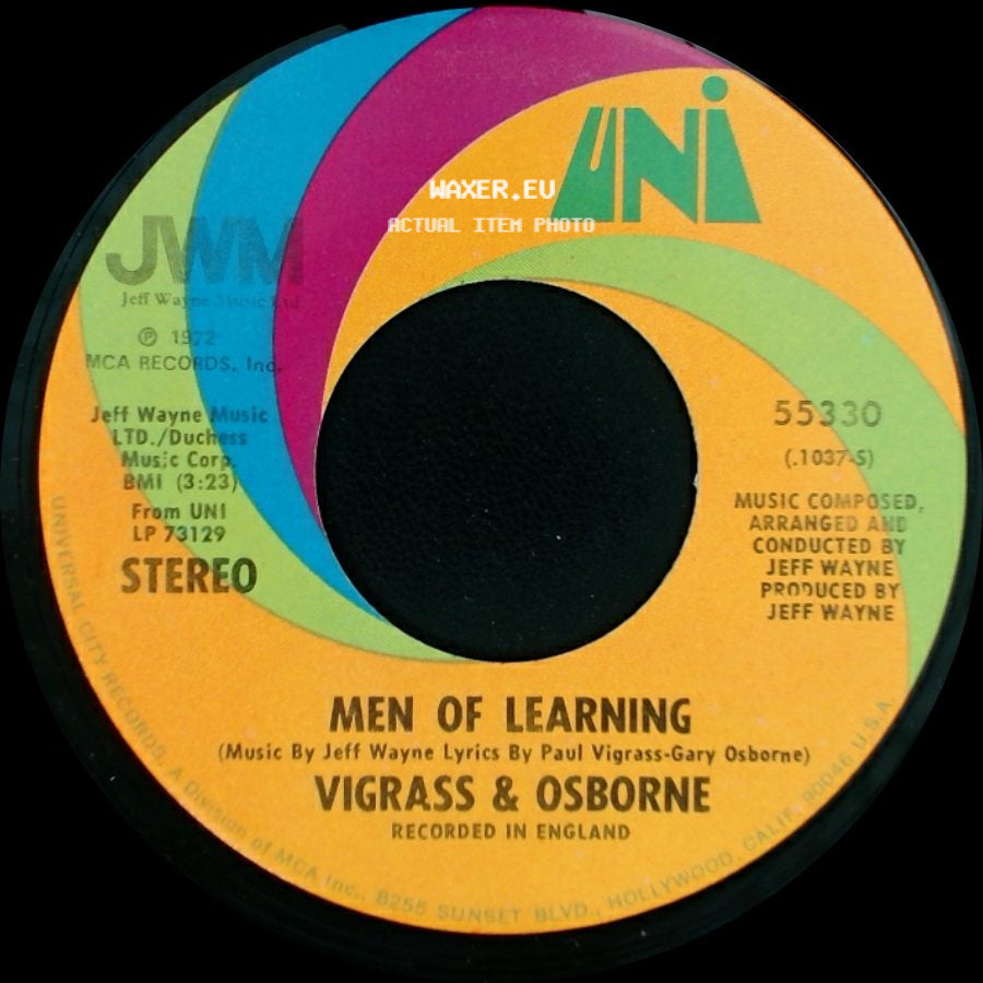 Vigrass & Osborne - Forever Autumn / Men Of Learning side B