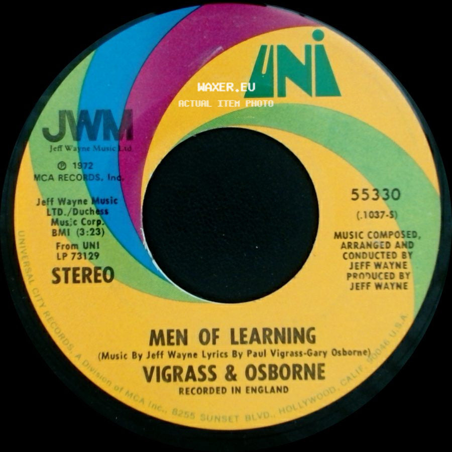 Vigrass & Osborne - Men Of Learning / Forever Autumn side A