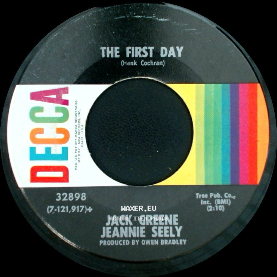 Jack Greene Jeannie Seely - The First Day / Much Oblige side A