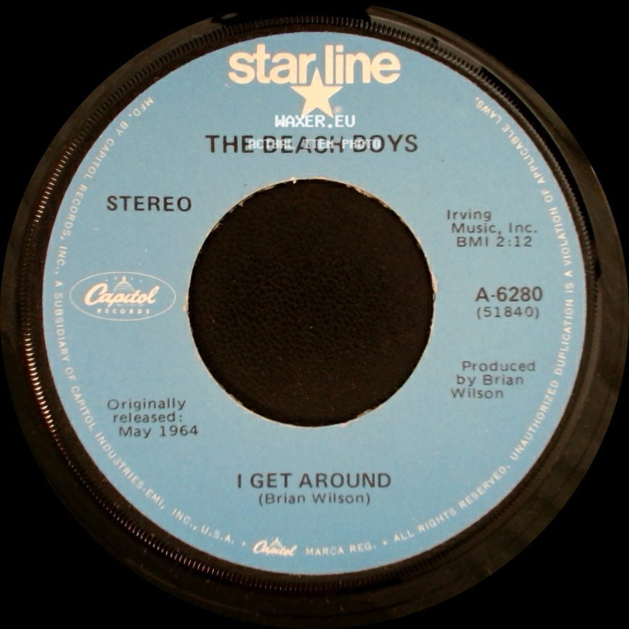 The Beach Boys - I Get Around / Don't Worry Baby side A