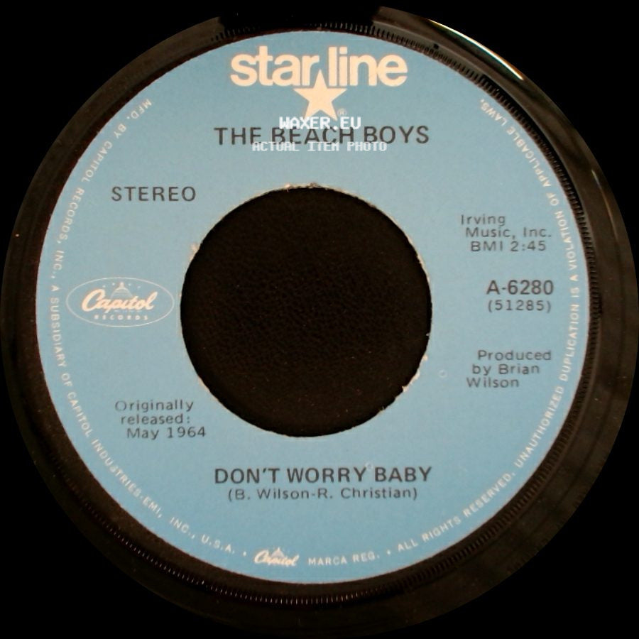 The Beach Boys - I Get Around / Don't Worry Baby side B