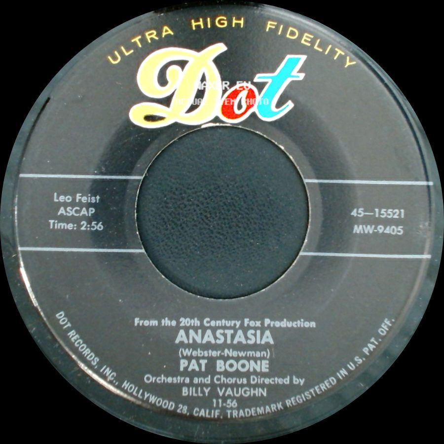 Pat Boone - Anastasia / Don't Forbid Me side A