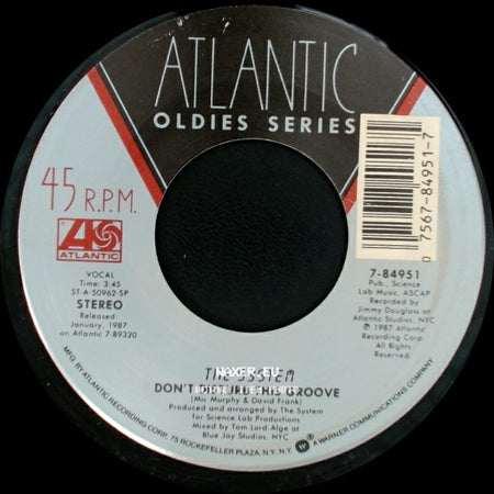 Company B / The System - Fascinated / Don't Disturb This Groove side B