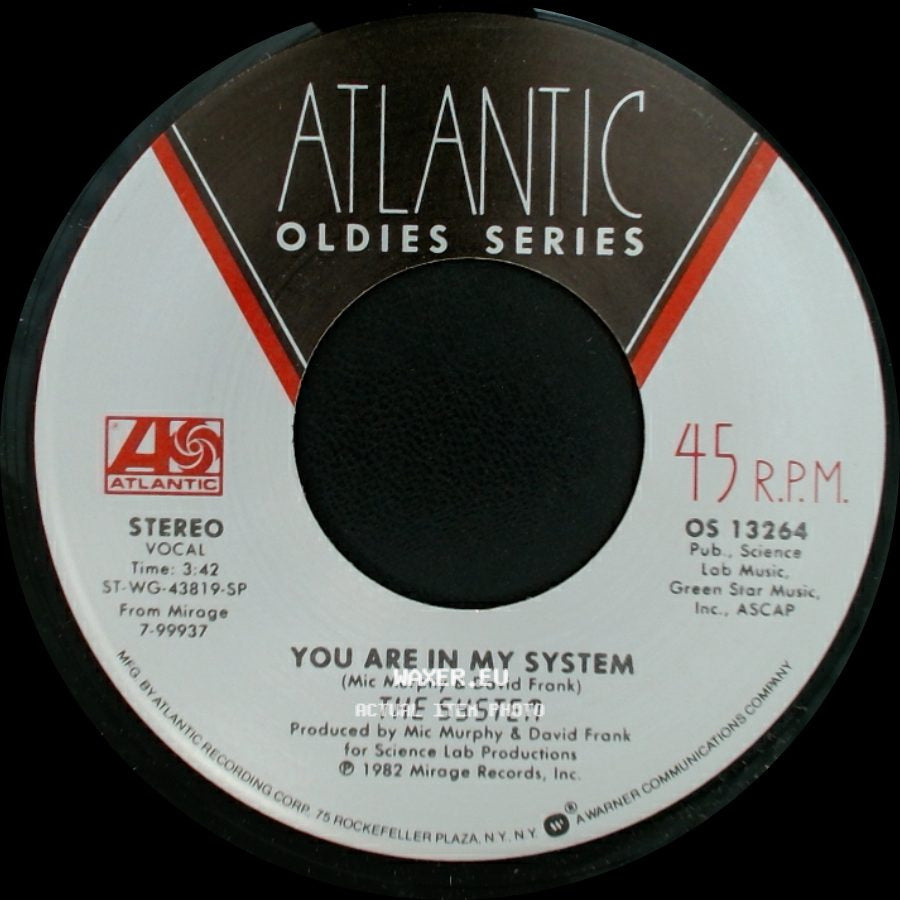 The System - Sweat / You Are In My System side B