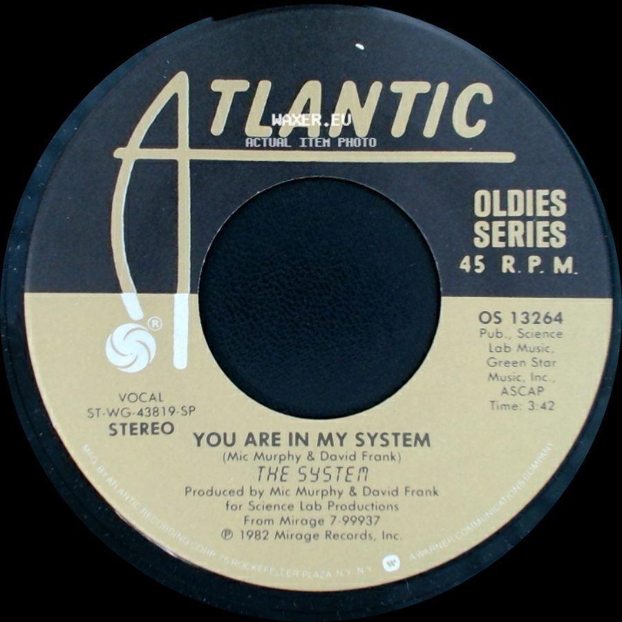 The System - Sweat / You Are In My System side B