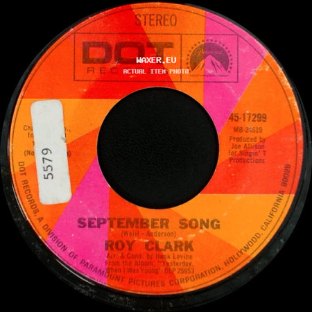 Roy Clark - September Song / For The Life Of Me side A