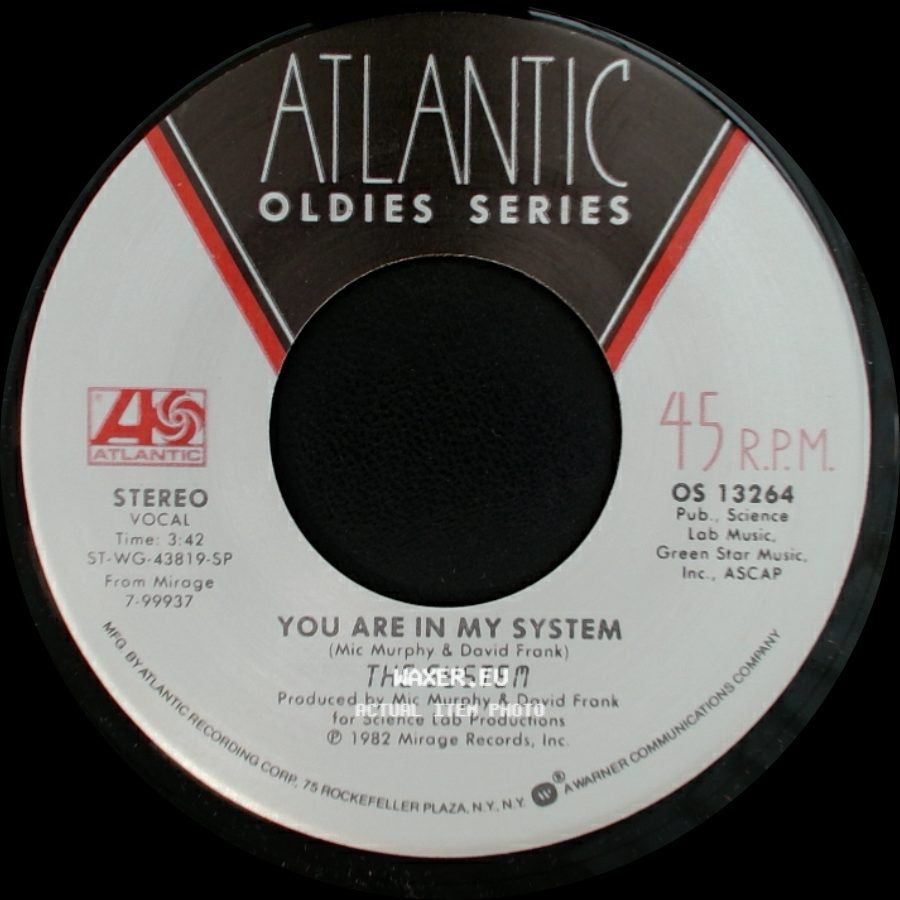 The System - Sweat / You Are In My System side B
