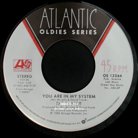 The System - Sweat / You Are In My System side B