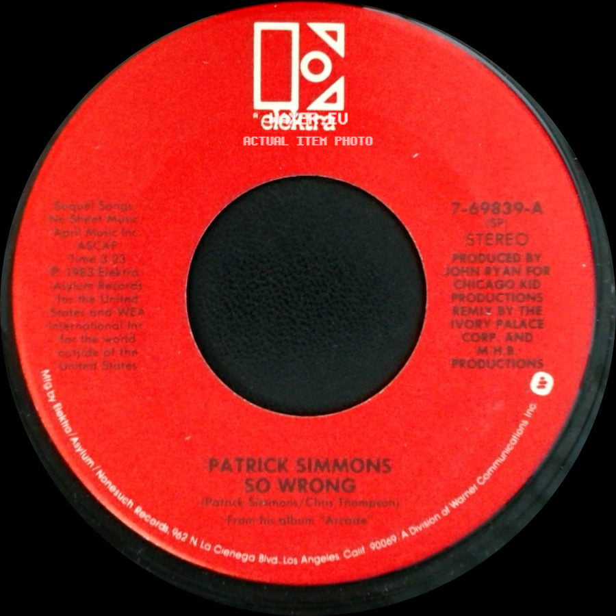 Patrick Simmons - So Wrong / If You Want A Little Love side A