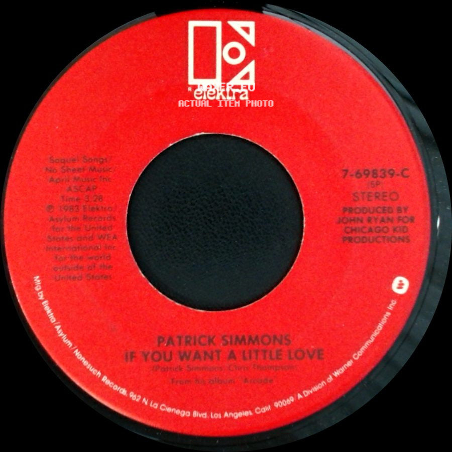 Patrick Simmons - So Wrong / If You Want A Little Love side B