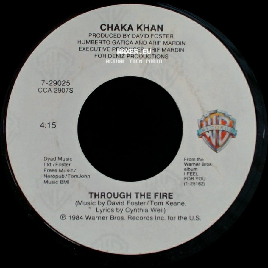 Chaka Khan - La Flamme / Through The Fire side B