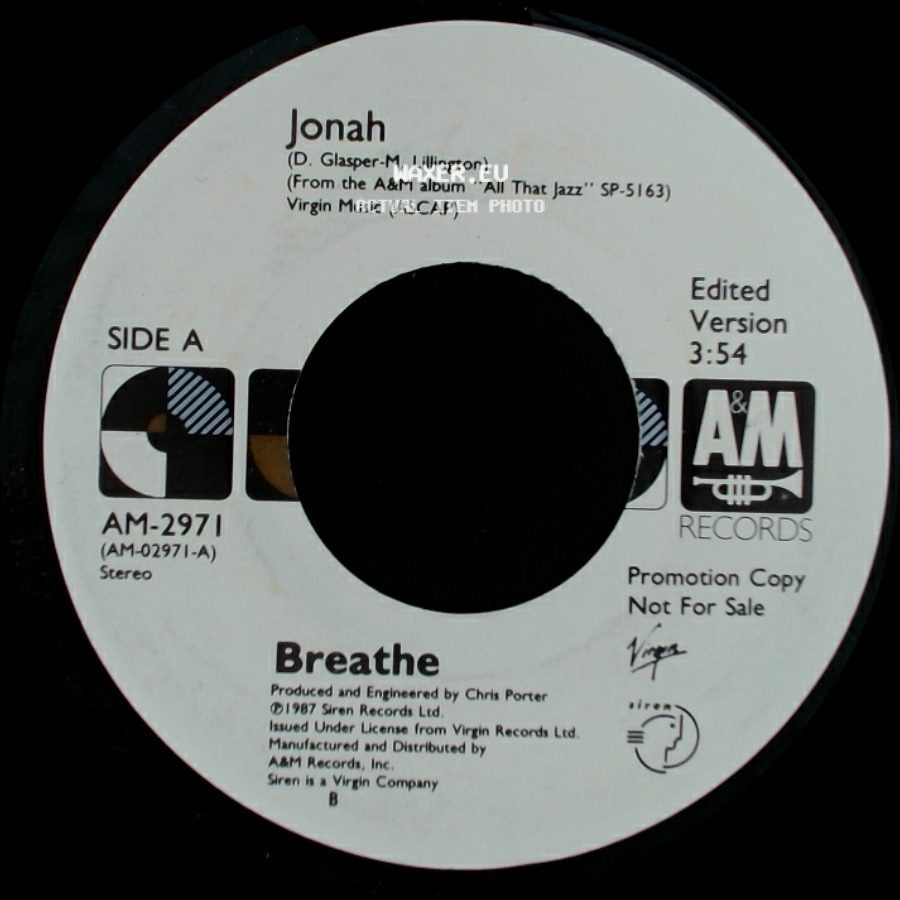Breathe / Jonah - Jonah / Breathe side A