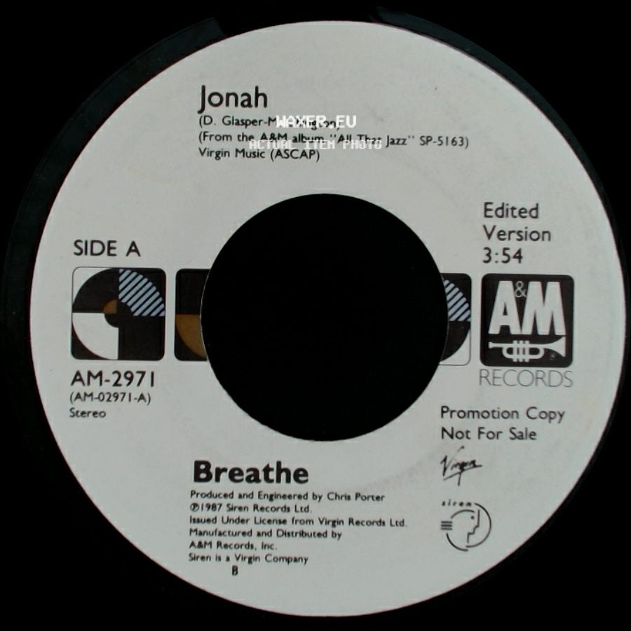 Breathe / Jonah - Jonah / Breathe side B