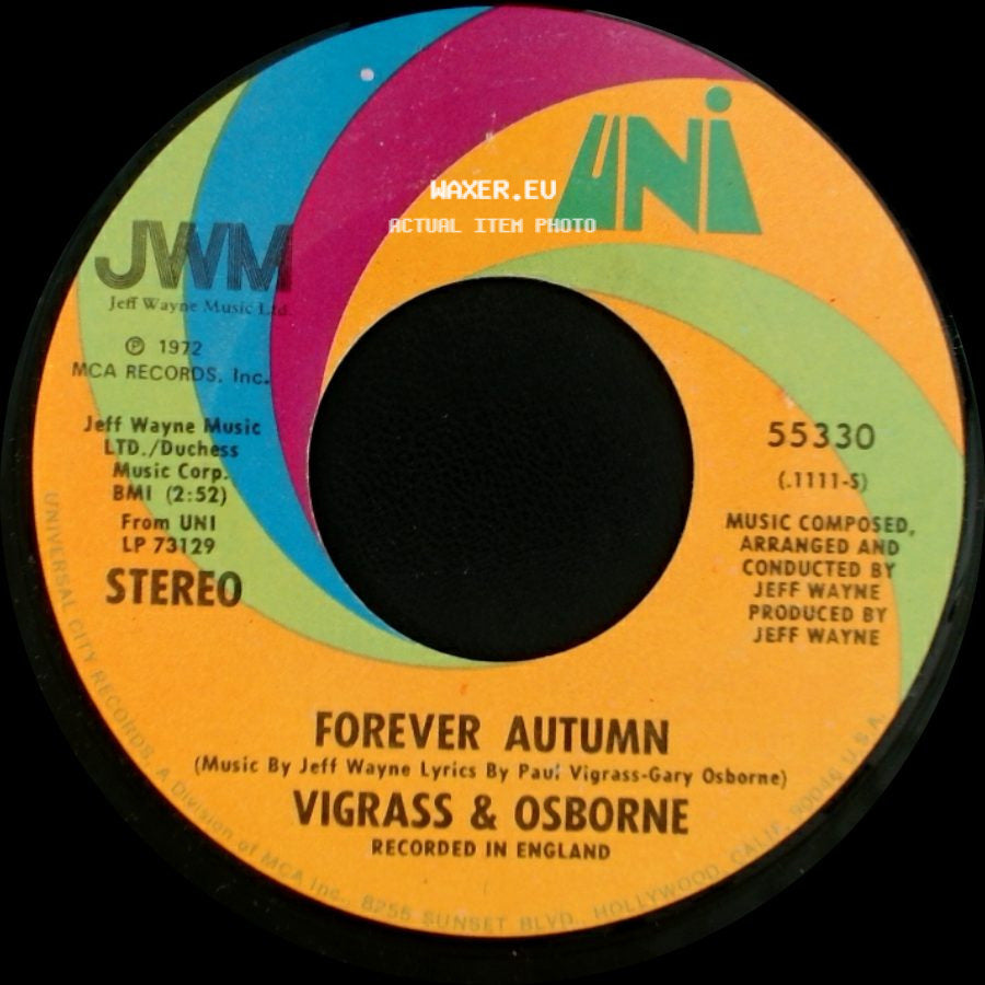 Vigrass & Osborne - Forever Autumn / Men Of Learning side A