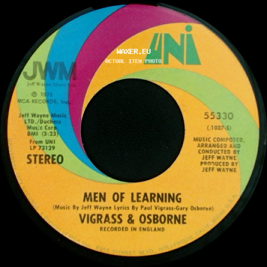 Vigrass & Osborne - Forever Autumn / Men Of Learning side B