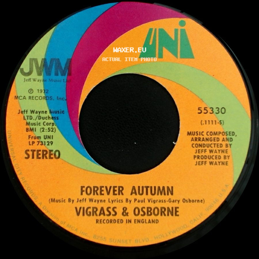 Vigrass & Osborne - Forever Autumn / Men Of Learning side A