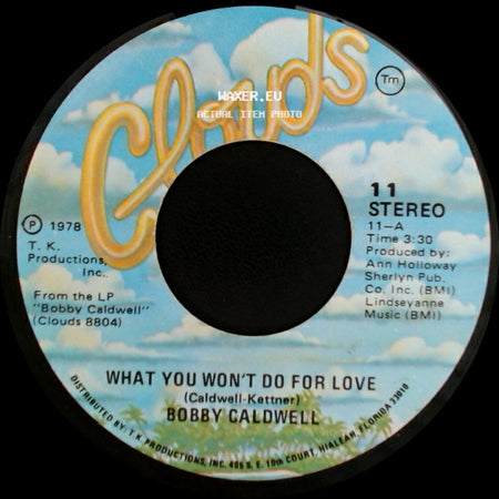 Bobby Caldwell - What You Won't Do For Love / What You Won't Do For Love side A