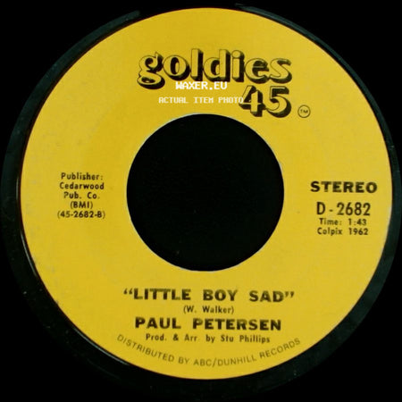 Paul Petersen - Little Boy Sad / My Dad side A
