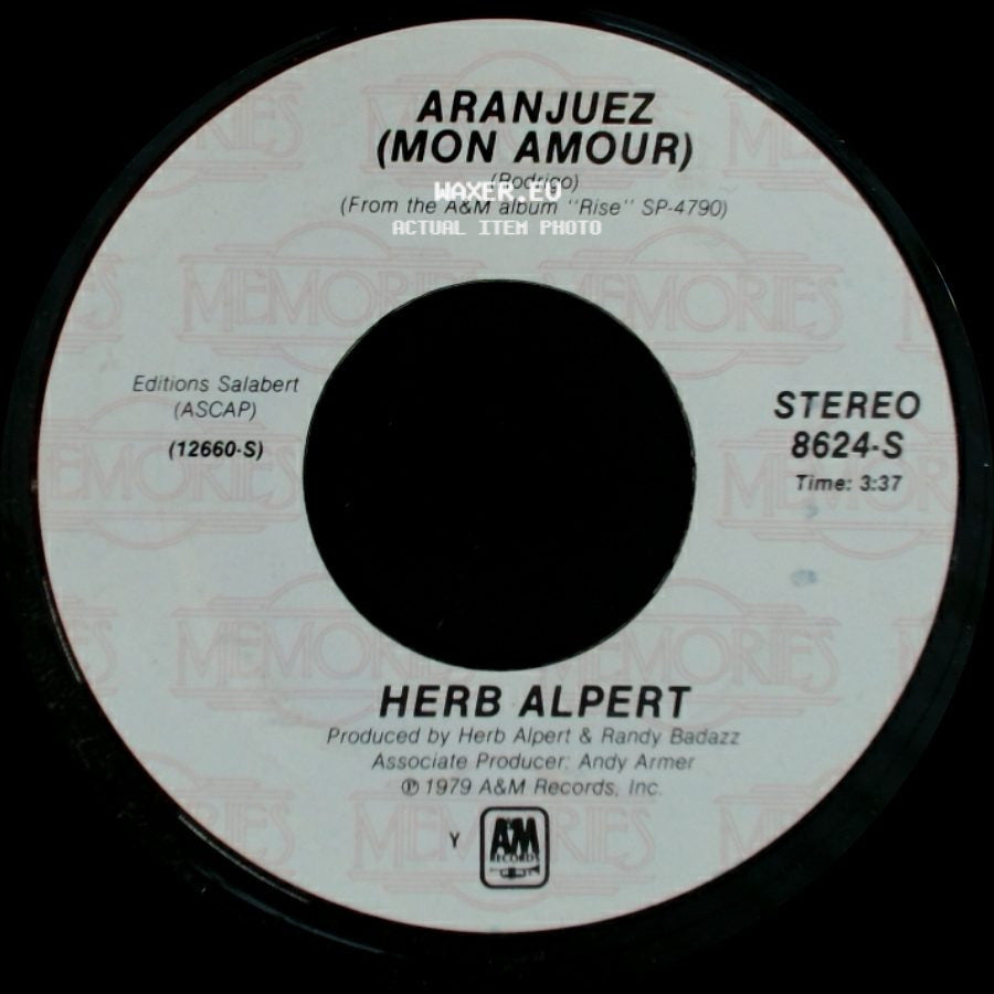 Herb Alpert - Aranjuez (Mon Amour) / Rise side A
