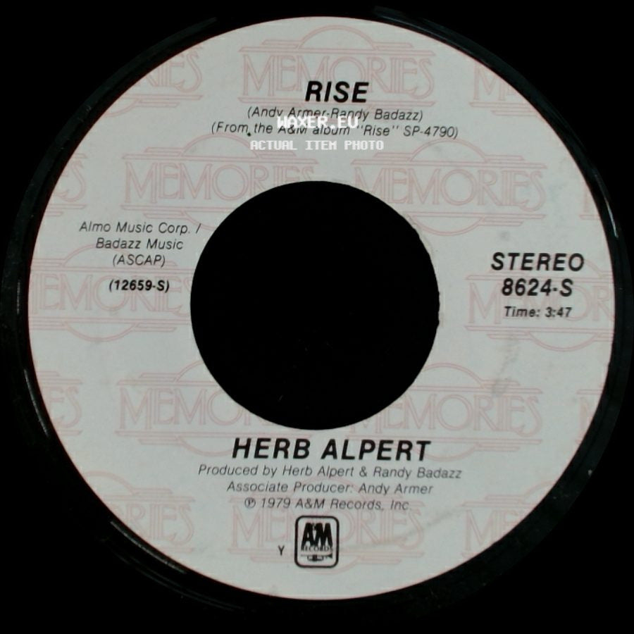 Herb Alpert - Aranjuez (Mon Amour) / Rise side B