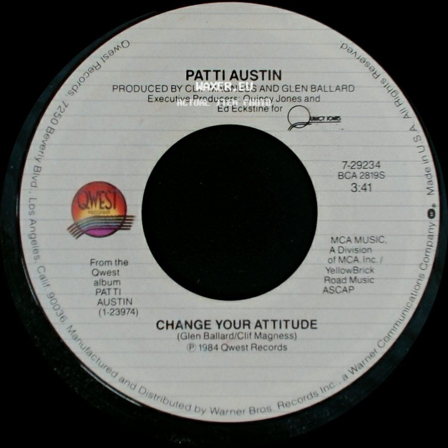 Patti Austin - Shoot The Moon / Change Your Attitude side B