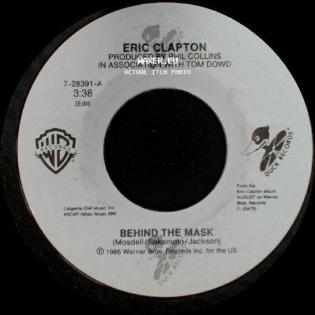Eric Clapton - Behind The Mask / Grand Illusion side A